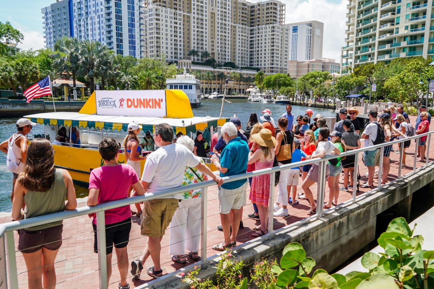 Dunkin advertising in fort lauderdale