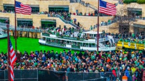 St Patricks Day Chicago Advertising Banners Boat