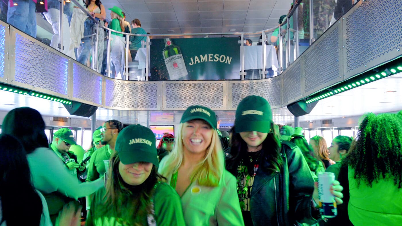 Jameson Irish Whiskey campaign during St Patricks Day