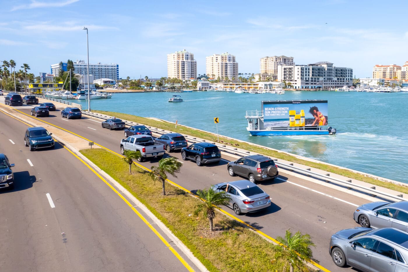 Neutrogena_outdoor_advertising_digital_billboard_boat_tampa_clearwater_causeway